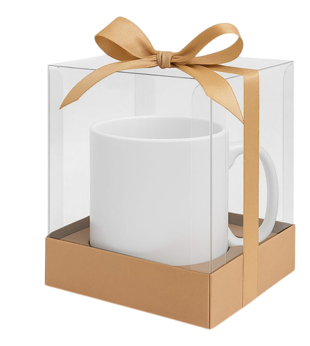 Caixa Porta Caneca em acetato