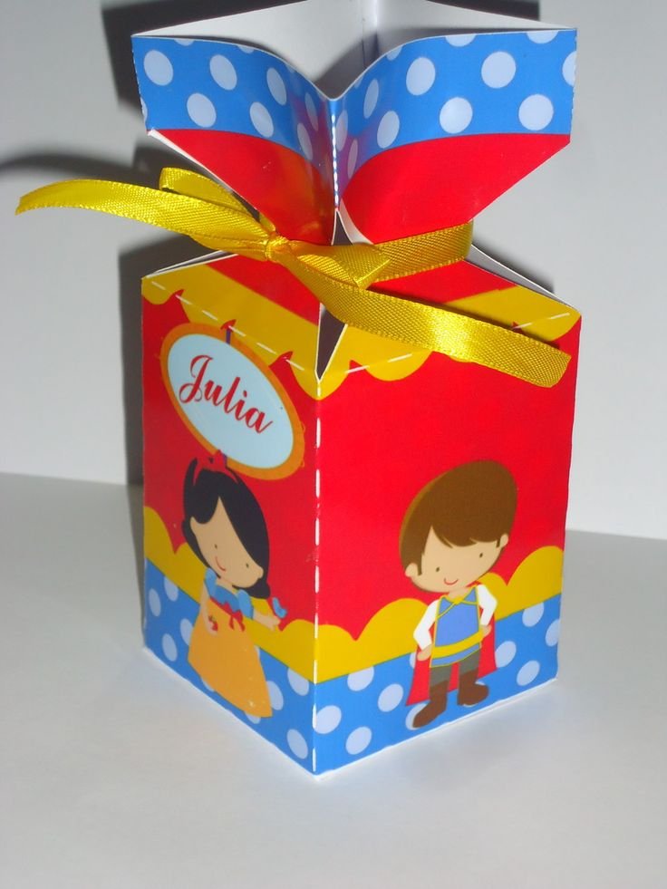 Caixa Meia Bala Papel Foto