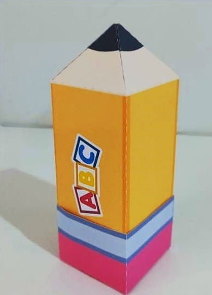 Caixa Lápis 3D